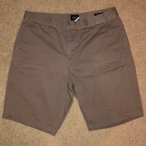 Men’s RVCA “The Week-End Chino” Khaki Shorts